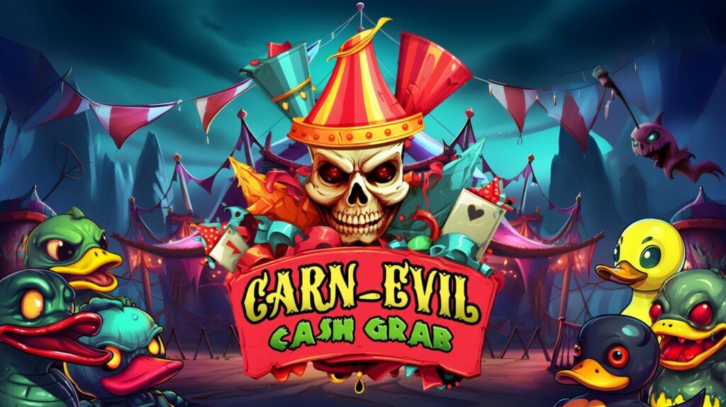 Carn-Evil Cash Grab. A tap & win game developed by Wizards