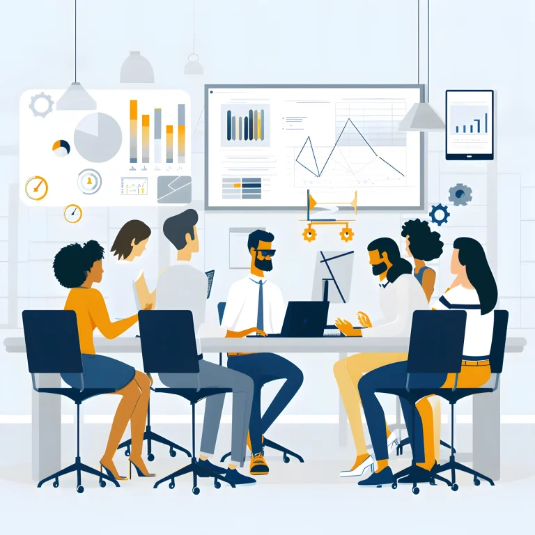 Image of a diverse team of professional consultants and engineers collaborating in a modern office for what is staff augmentation 11zon Wizards