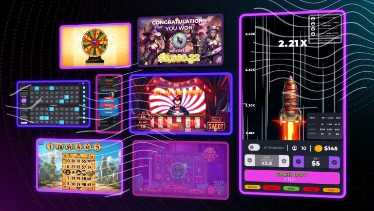 Portfolio of online casino games developed by Wizards