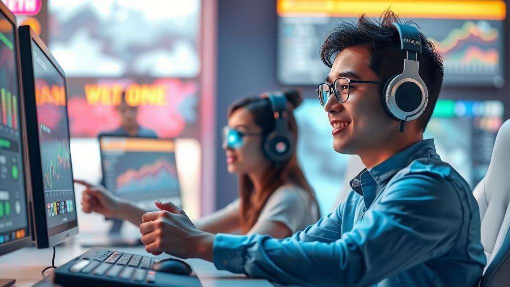 AI-driven gaming experience enhancing player engagement.