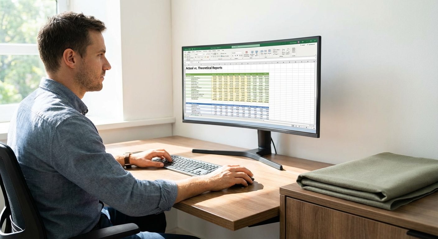 Product manager reviewing slot payout and RTP reports on a platform dashboard.