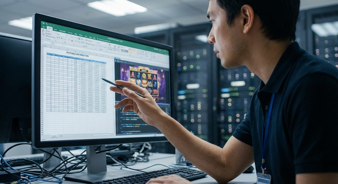 A certification specialist performs a mathematical audit of game distributions and learns what is a par sheet during testing.