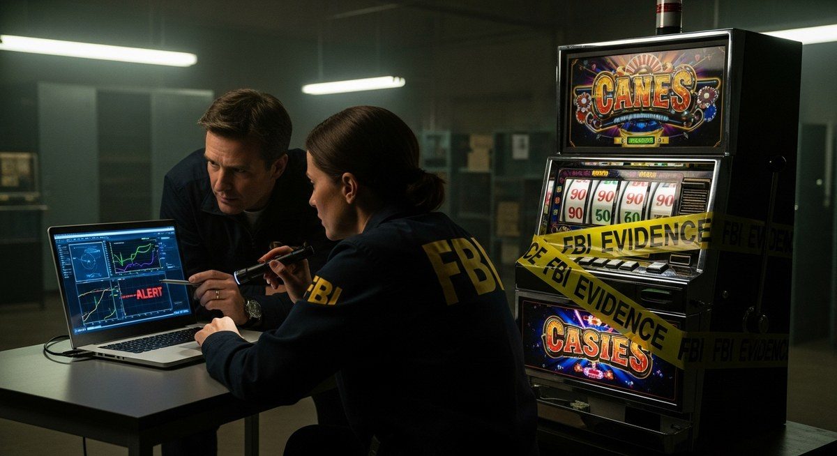 FBI forensic investigation of an Aristocrat slot machine after the St. Petersburg RNG exploit