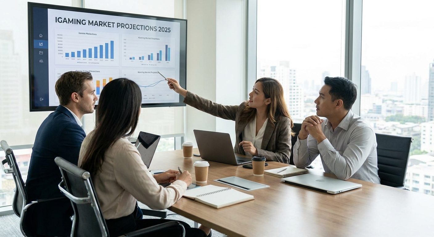 iGaming consultants planning how to start a sportsbook: business plan and market research analytics.